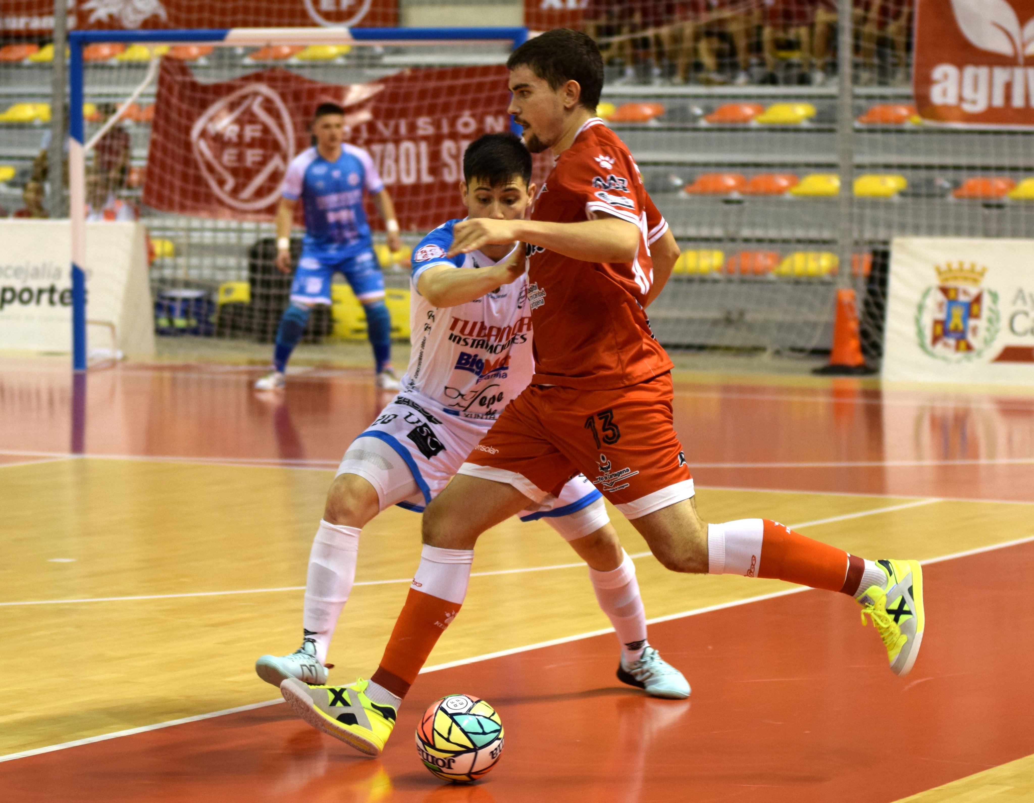 Mellado durante un partido de liga