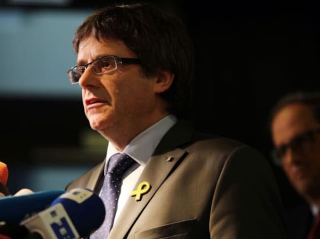 Puigdemont ofrece una rueda de prensa conjunta en Berlín con Torra