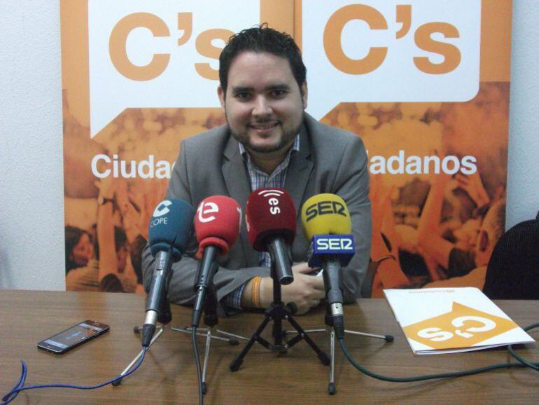 David Caballero es el portavoz de Ciudadanos Elche