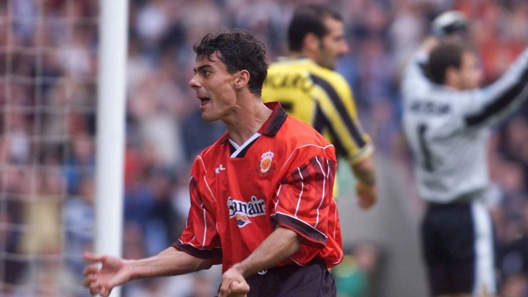 Dani García celebra el gol contra la Lazio.