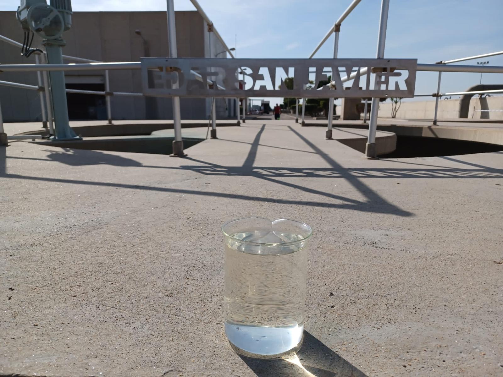 Agua de la EDAR de San Javier