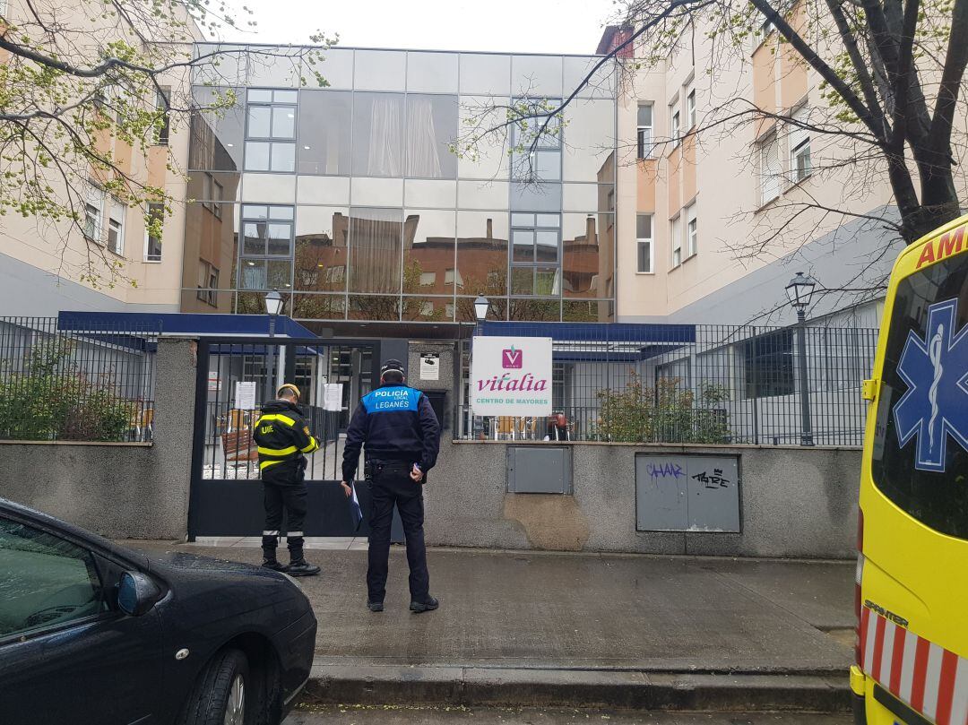 La UME tuvo que intervenir en Vitalia Leganés durante la primera ola de la pandemia.