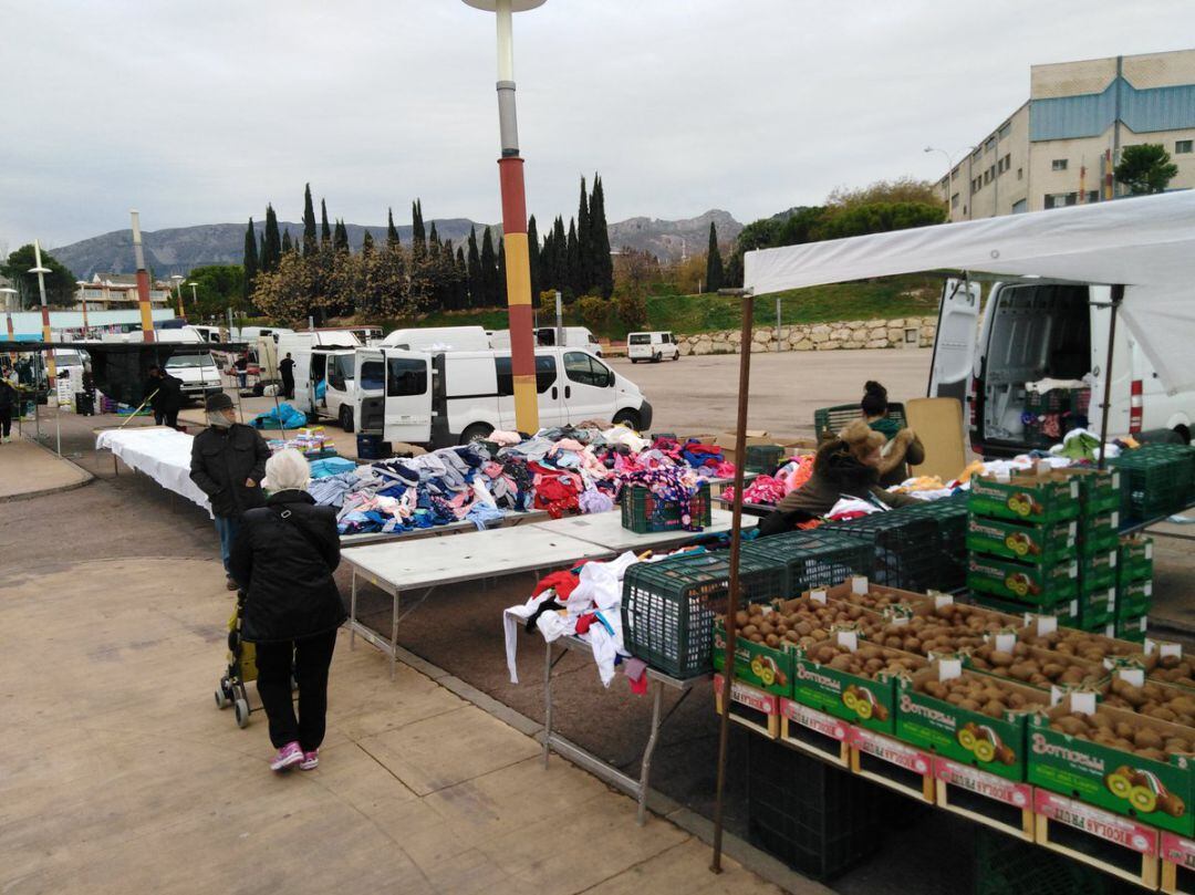 Mercadillo de Jaén.