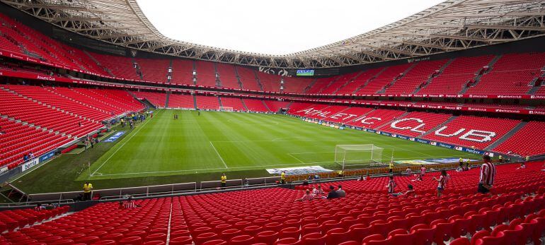 El estadio del Athletic Club, en el que es te fin de semana se disputará en encuentro entre el equipo rojiblanco y el Córdoba.