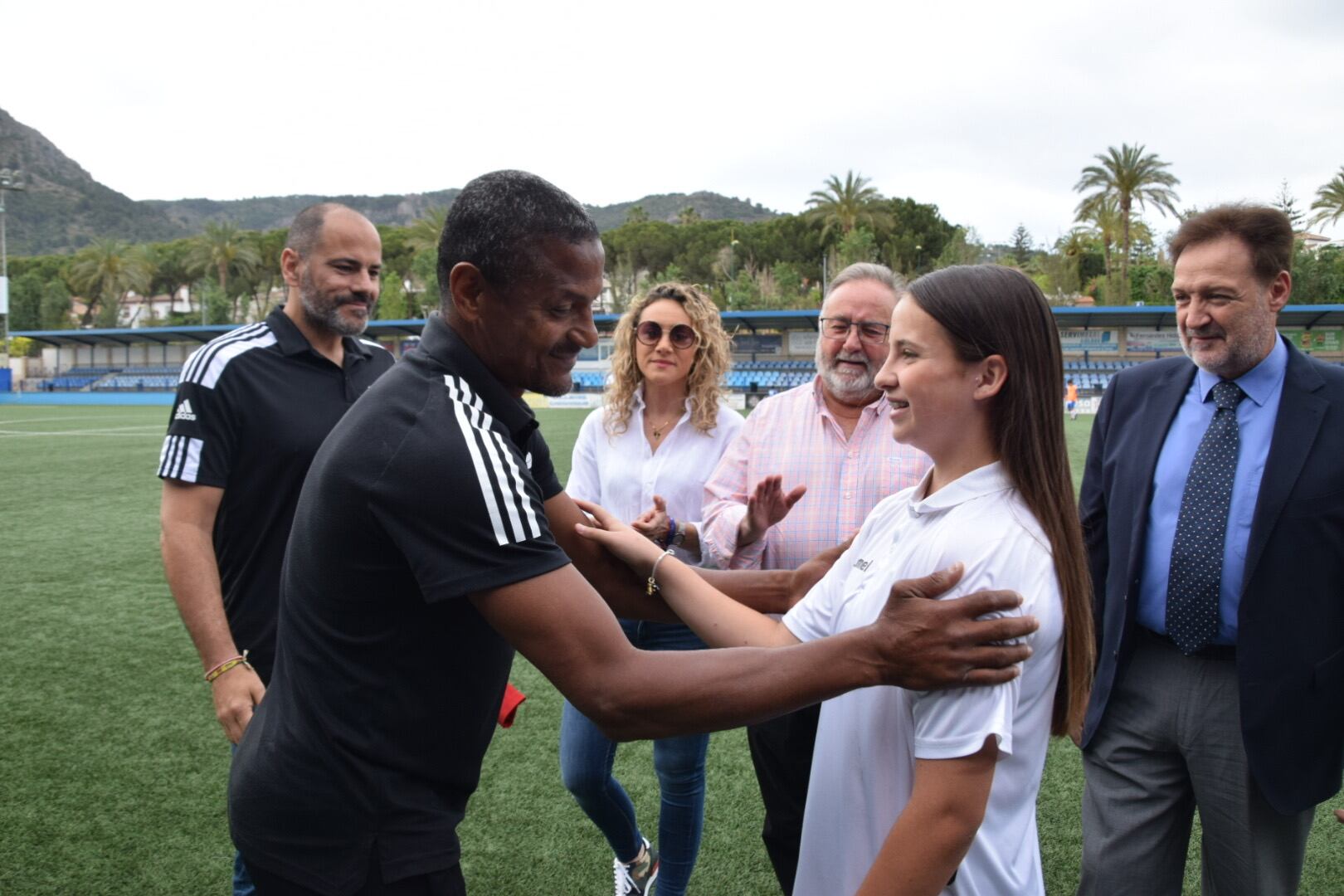 Un momento del reconocimiento a Carla Baena