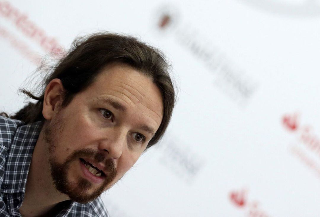 El líder de Podemos, Pablo Iglesias