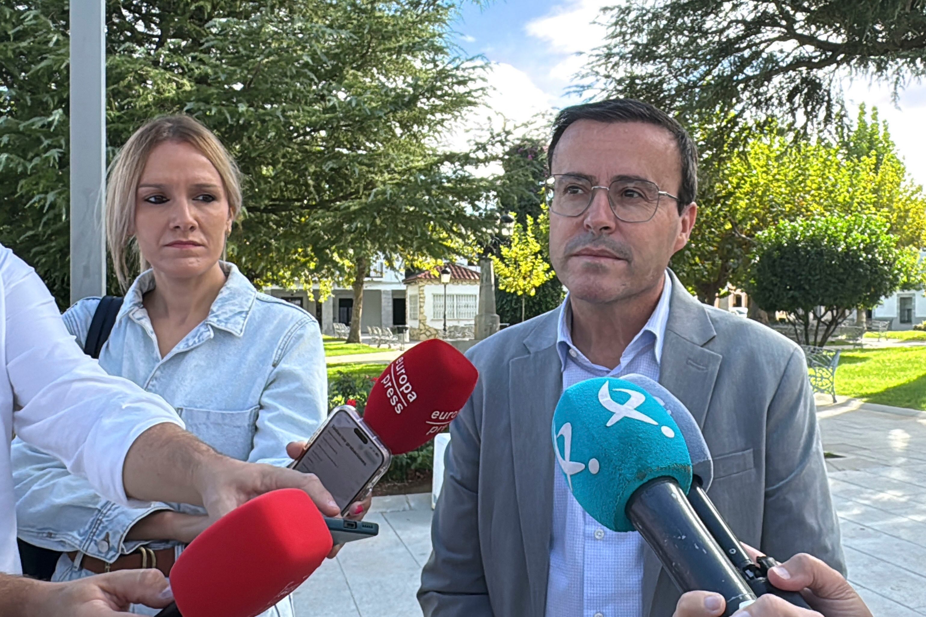 El secretario general del PSOE de Extremadura, Miguel Ángel Gallardo