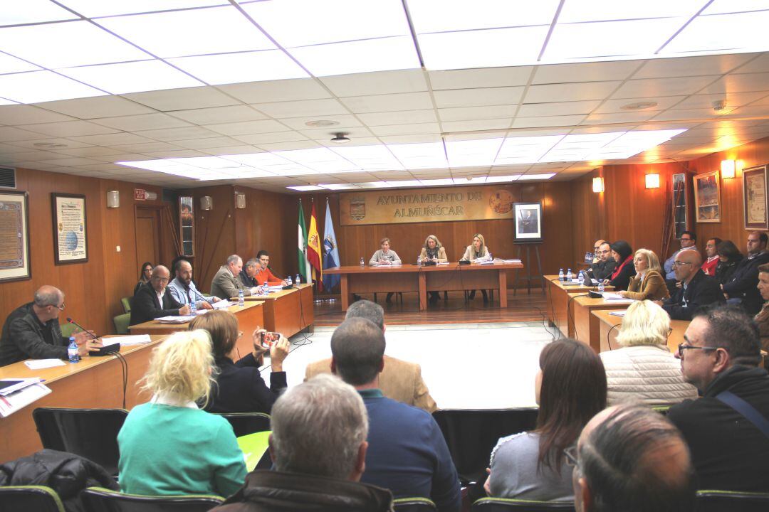 Imagen del Pleno municipal celebrado en Almuñécar