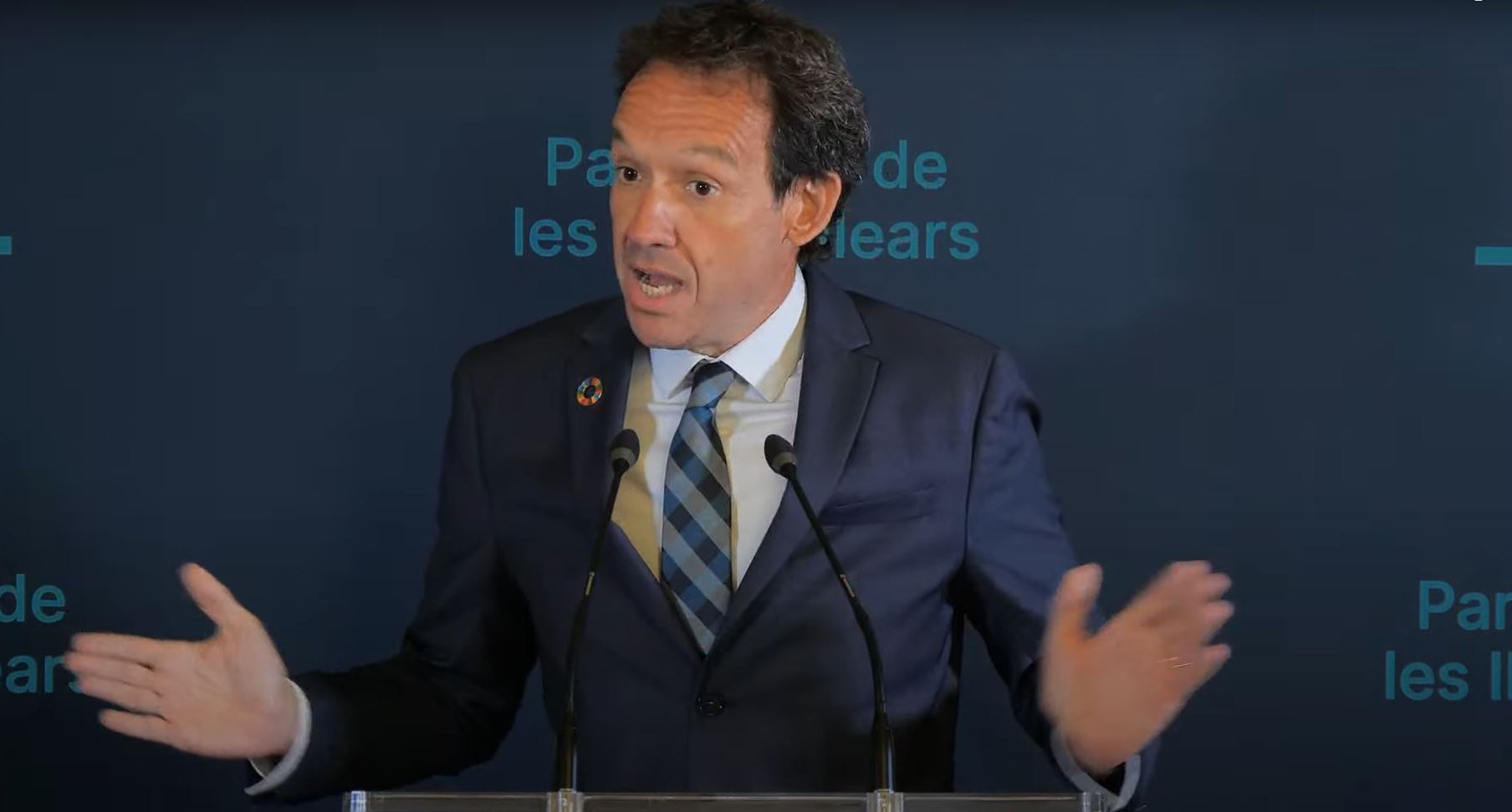 Marc Pons en roda de premsa