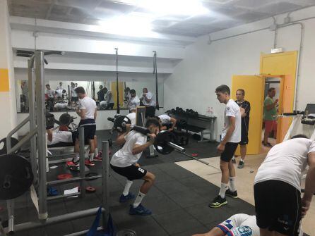 Trabajo en el gimnasio