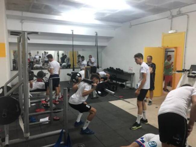 Trabajo en el gimnasio