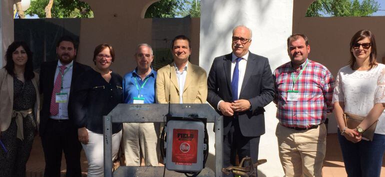 El Consejero de Agricultura durante una conferencia en FERCAM que se clausura este domingo