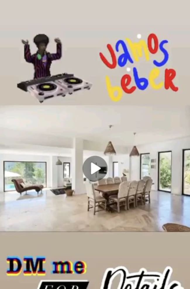 Anuncio de la fiesta