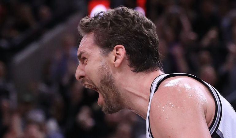 Pau Gasol, durante el partido de esta madrugada ante los Sacramento Kings