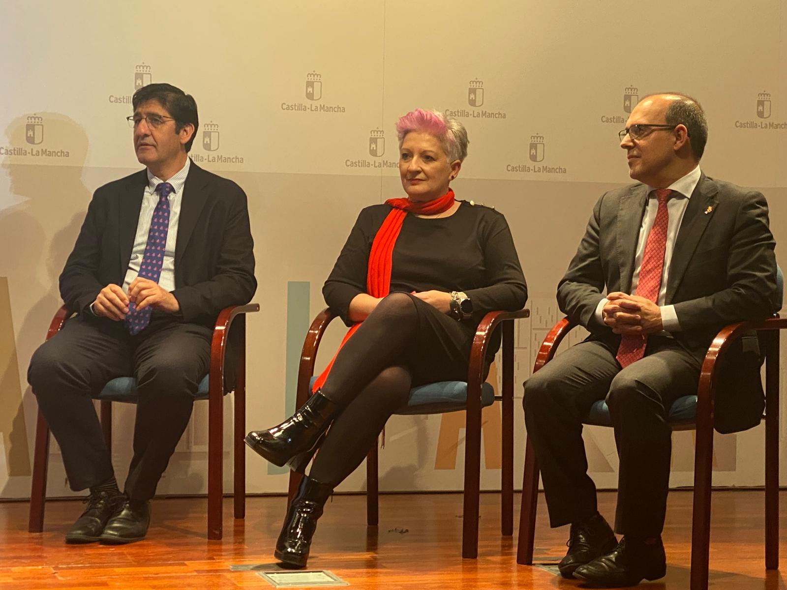 José Manuel Caballero, Rosa María García y Pablo Bellido