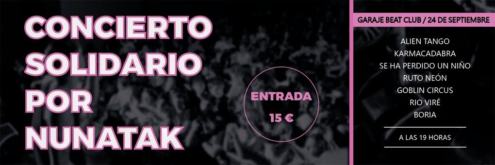 Concierto Solidario por NUNATAK