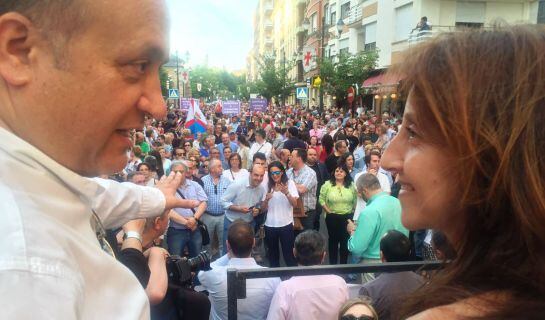 La periodista Mar Iglesias lee el comunicado