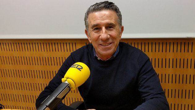 Jorge Martínez &#039;Aspar&#039; en los estudios de Radio Valencia