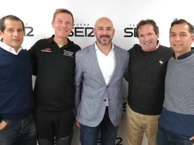 Bernd Goldschmidt (segundo por la izquierda) y a su lado Luis Miguel Morant, José Manuel Albentosa y Carlos Mora