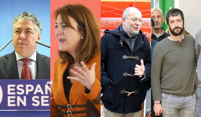 Los candidatos de PP, PSOE, Ciudadanos y Unidos Podemos a las elecciones del 26-J