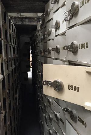 Varias de las cajas fuertes que se encontraban en el interior de los edificios del complejo Canalejas.