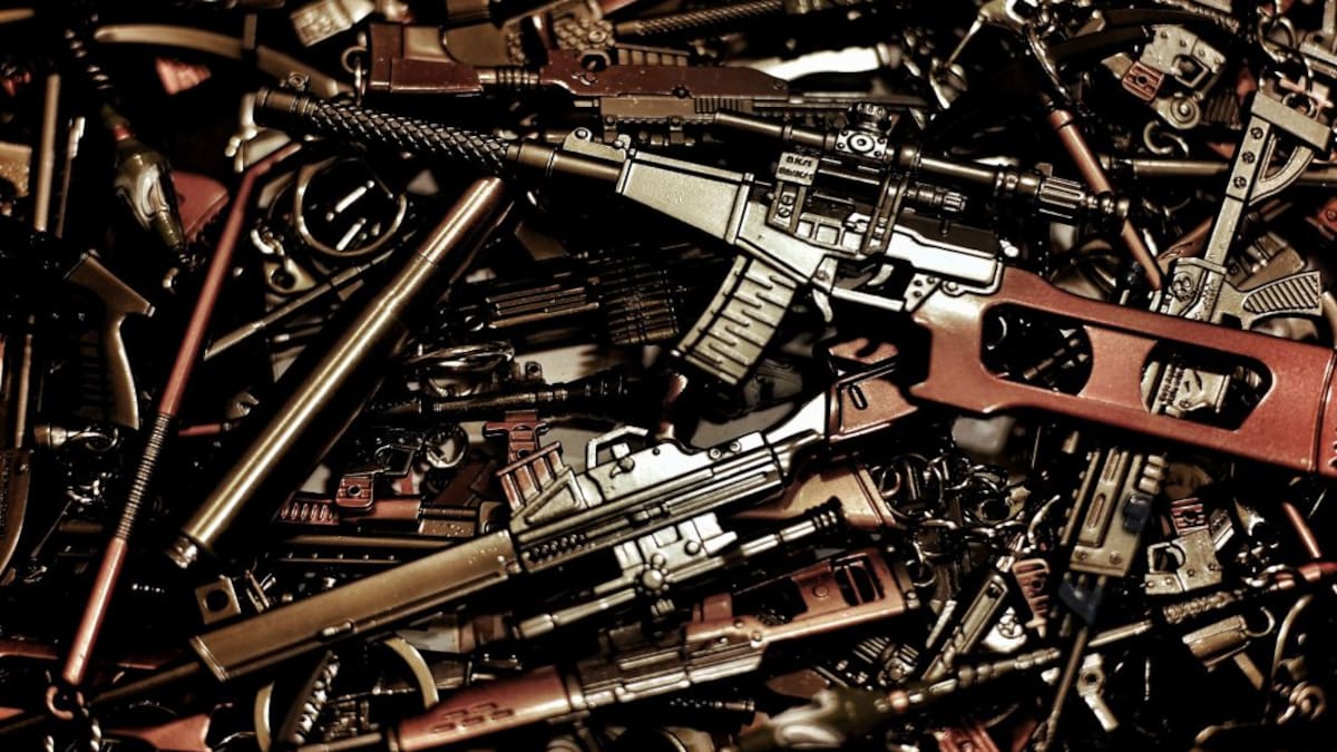 Marina trafica con armas en una vespino