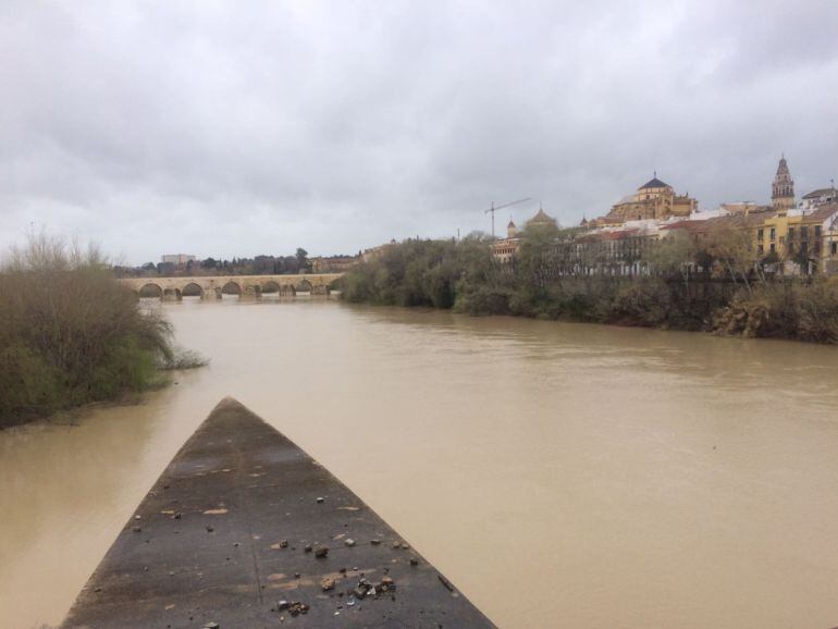Imagen del Guadalquivir a su paso por Córdoba
