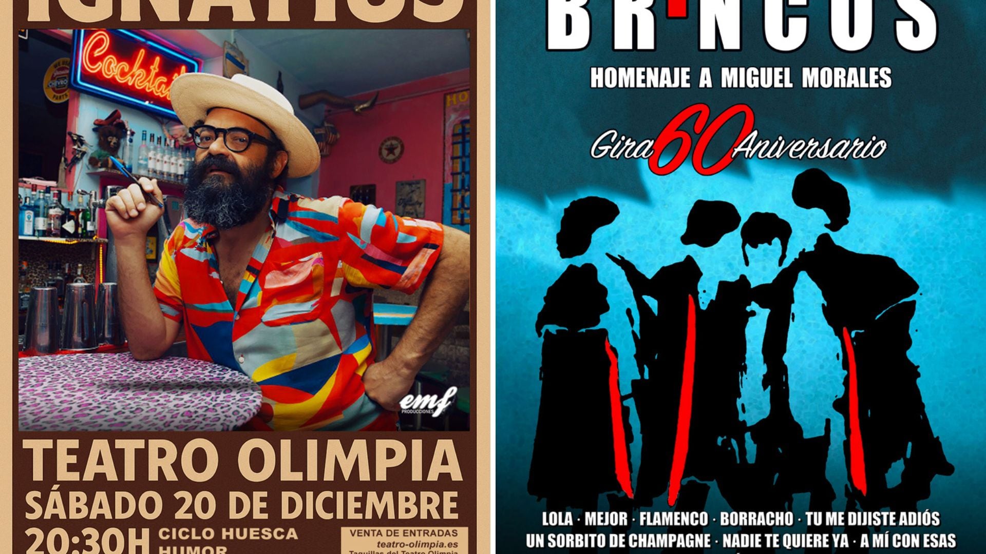 Ignatius y Los Brincos en el Teatro Olimpia