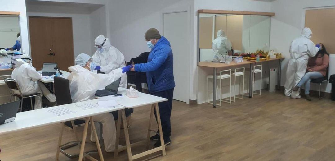 Cribado masivo de coronavirus en Villatorres.