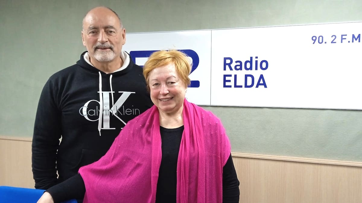 Juan Carlos Pastor y Mari Carmen Segura, presidente y directora de la Coral de los Santos Patronos de Elda, sobre el concierto de este sábado