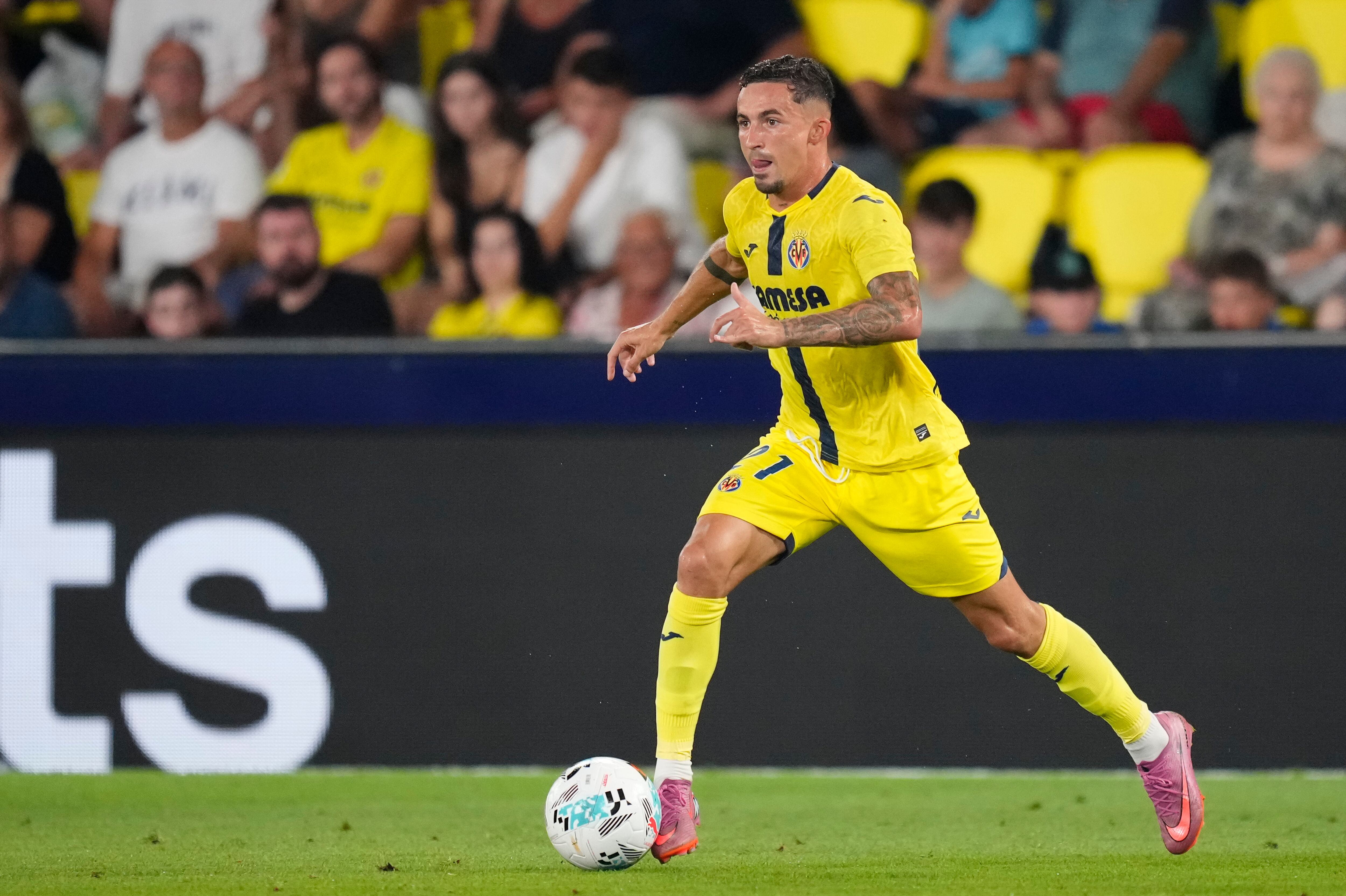 Yeremi Pino, durante el partido ante el Oviedo