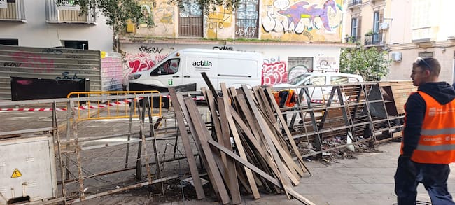 Las obras en la Plaza de San Pedro de Alcántara ya han comenzado