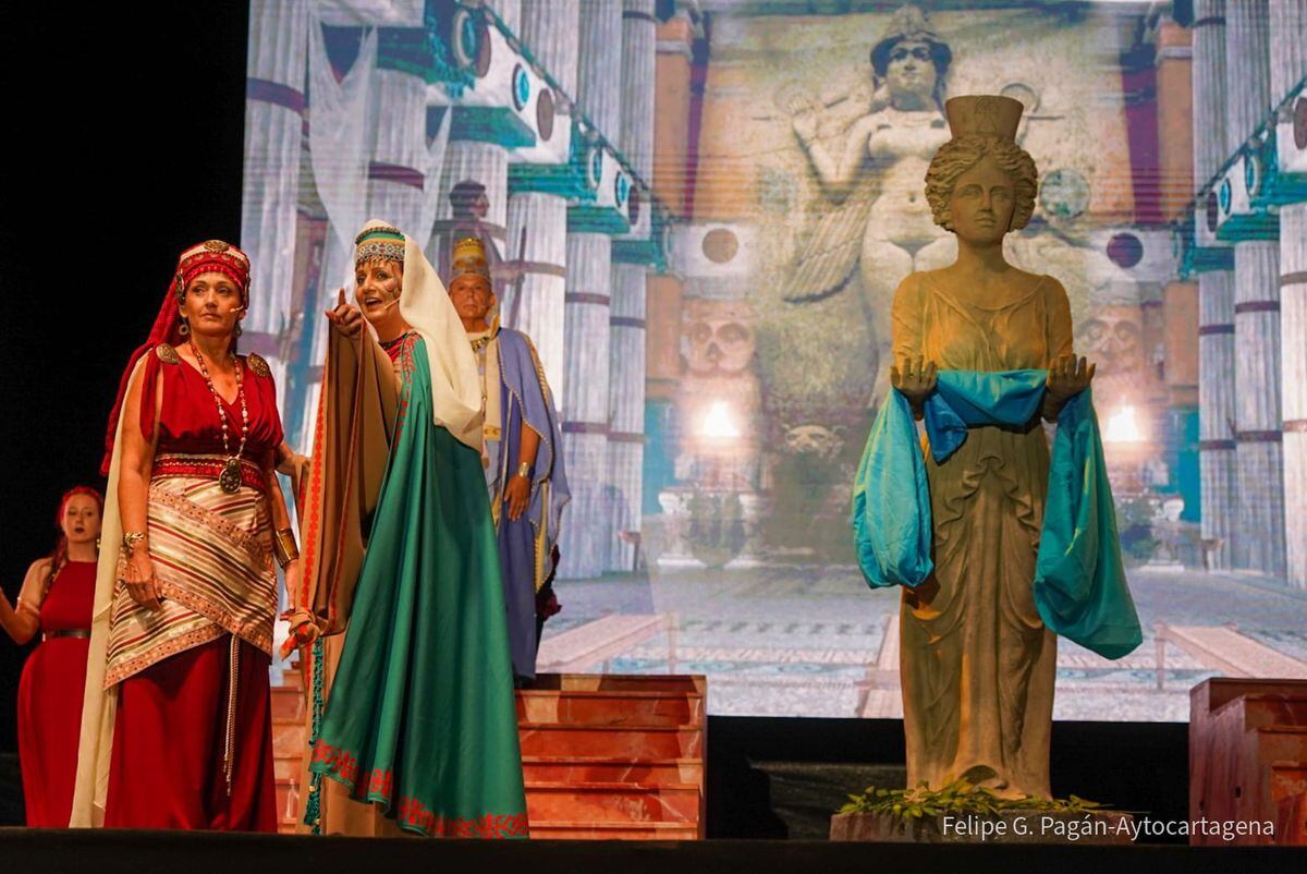 Representación del Oráculo de la Diosa Tanit 2022