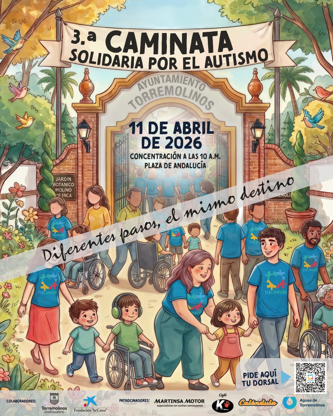 La Caminata Solidaria Torremolinos TEAcompaña de celebrará el próximo 11 de abril