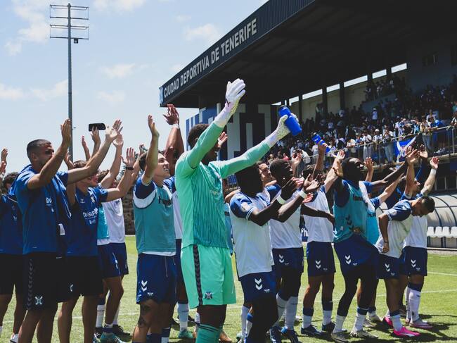 El CD Tenerife B estará en el Grupo 5 en Segunda RFEF la próxima temporada.