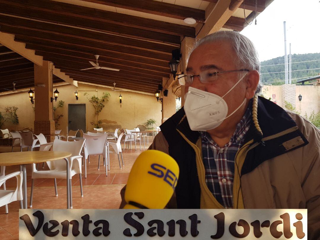 Miguel Sarasa en la Venta Sant Jordi