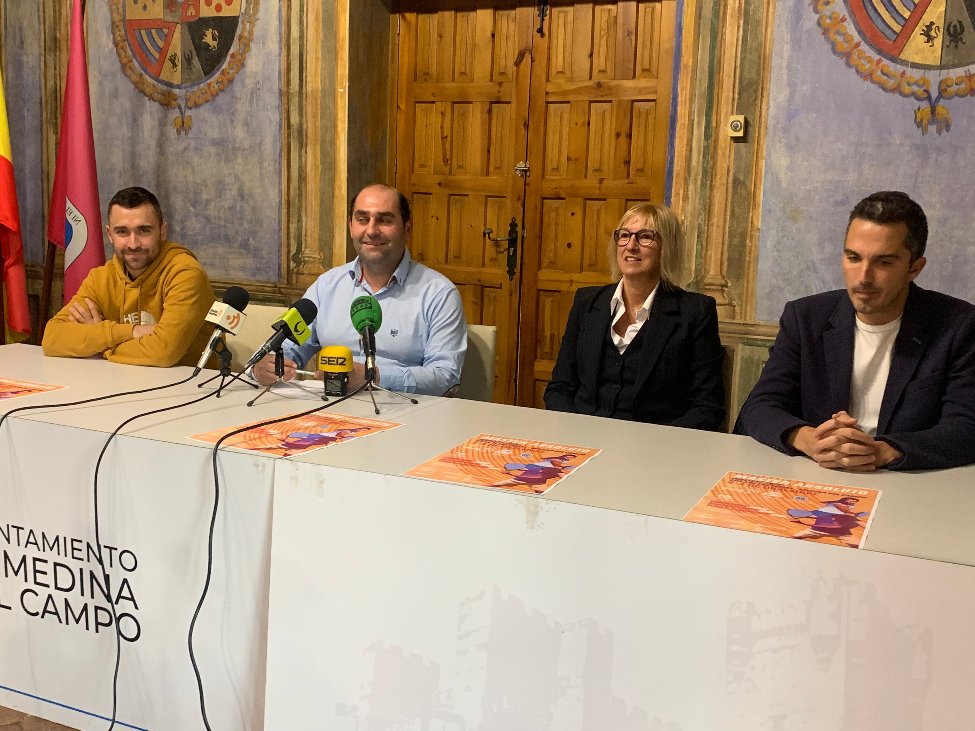 Presentación del Máster de Padel que se celebrará en Medina del Campo en diciembre