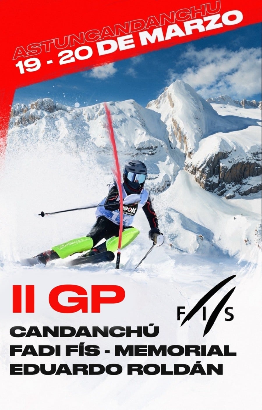 Cartel anunciador de la prueba