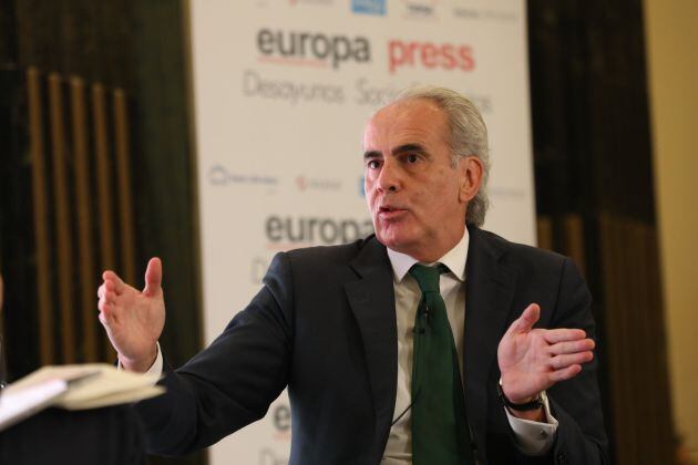 El consejero de Sanidad de la Comunidad de Madrid, Enrique Ruiz Escudero