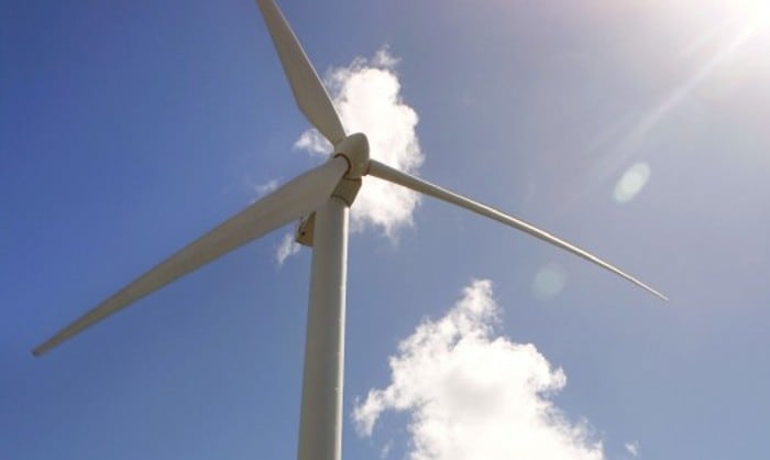 Aerogenerador de un parque eólico 