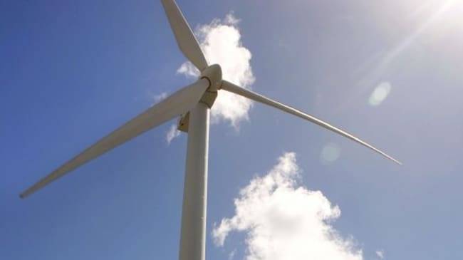 Aerogenerador de un parque eólico