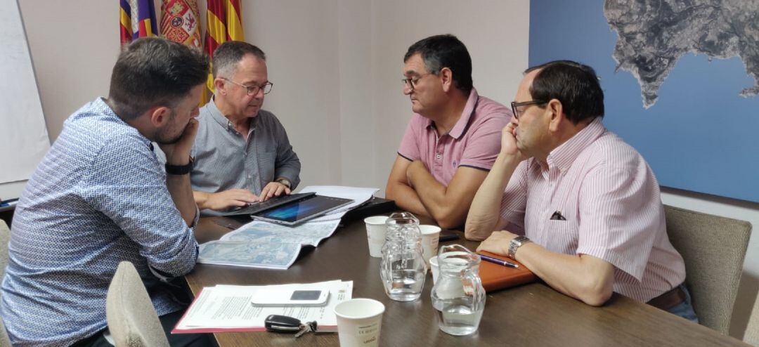 Imagen de archivo de una reunión del vicepresidente del Consell con responsables municipales