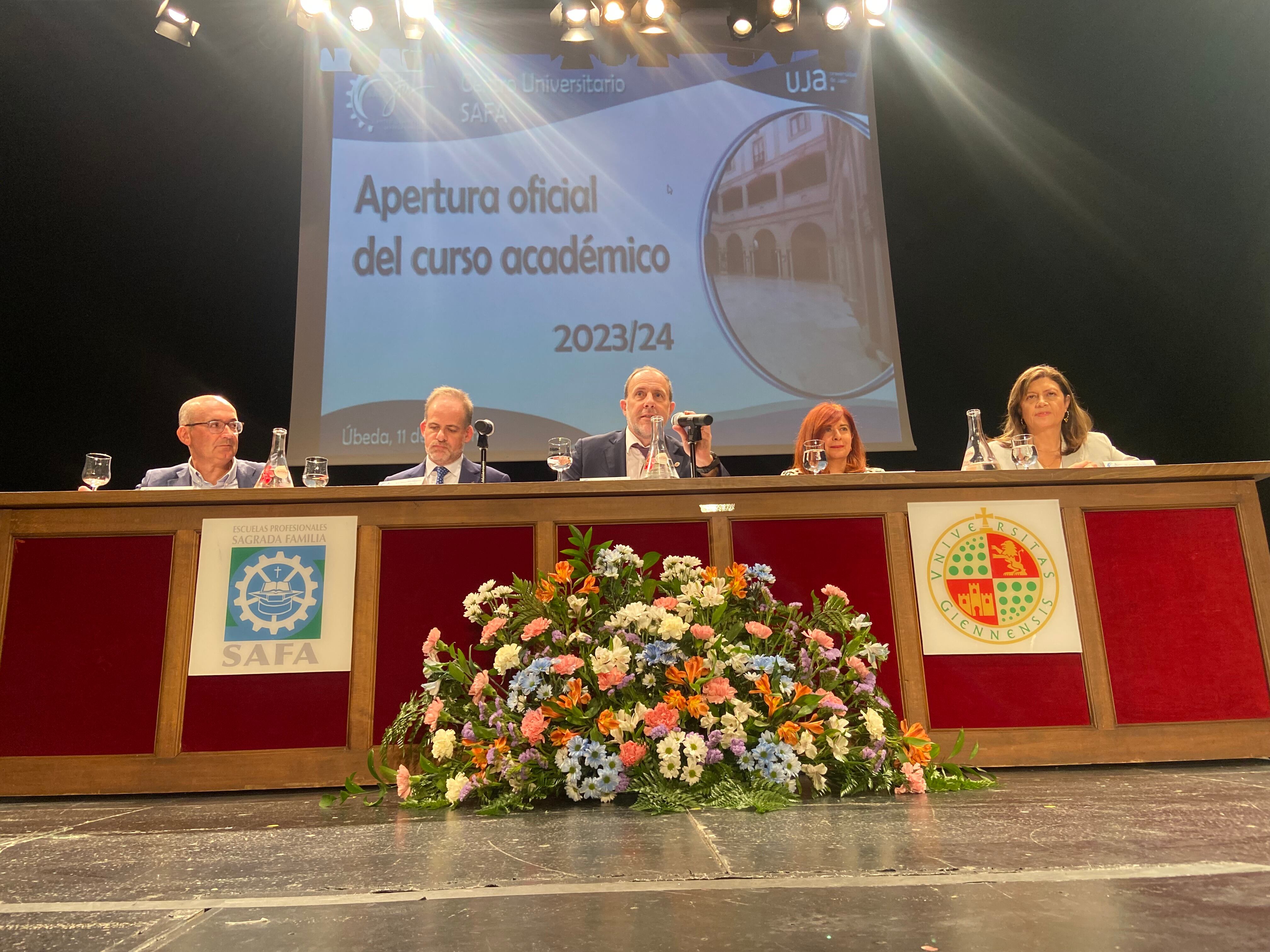 Inauguración del curso en SAFA.