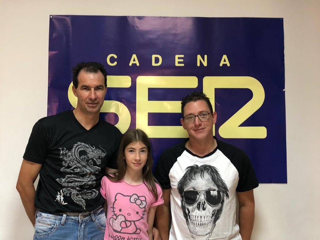 Presidente y Vicepresidente del Club de Pesca 'Carpon Team' de Motilla