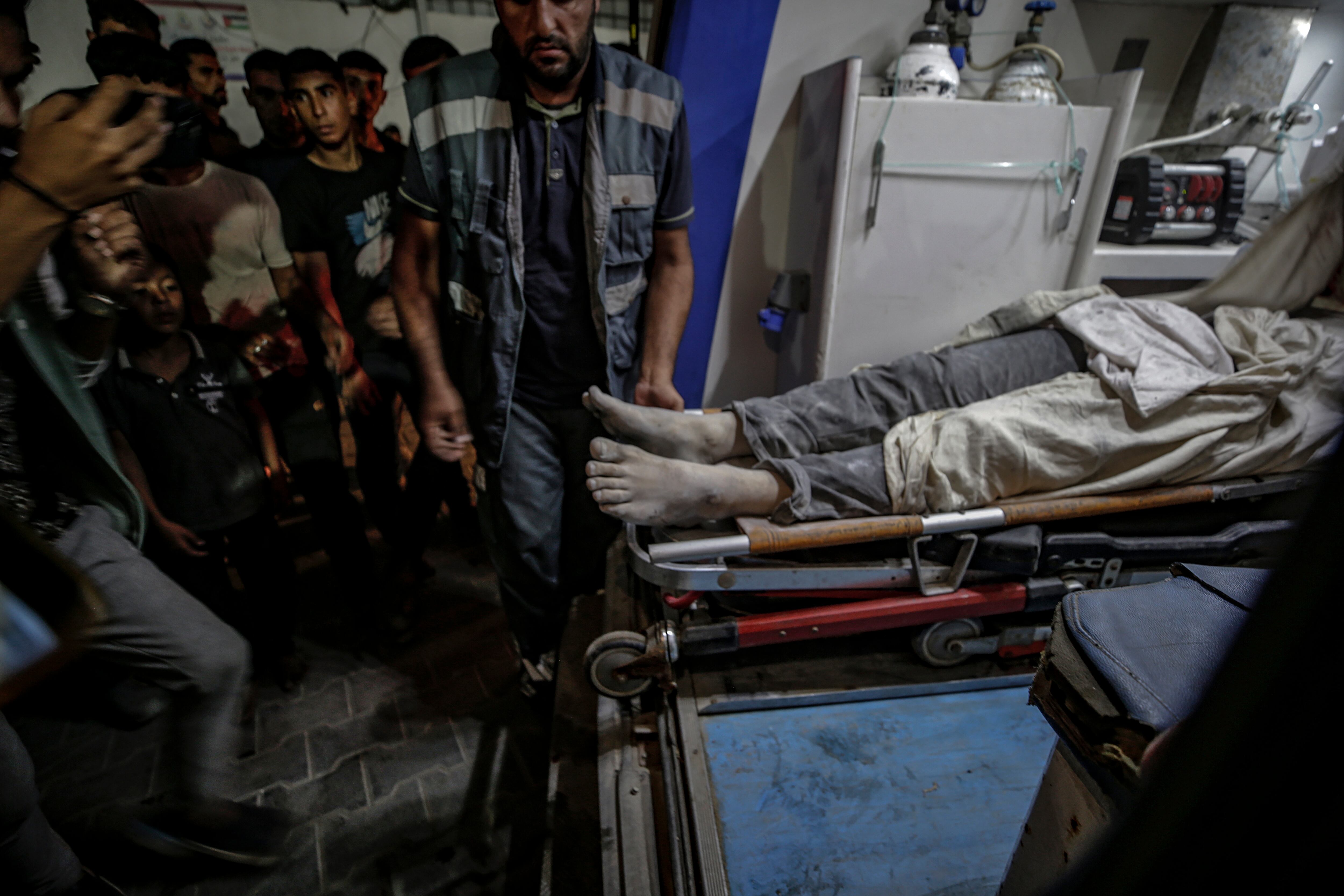 Israel continúa con sus ataques a los palestinos. EFE/EPA/MOHAMMED SABER