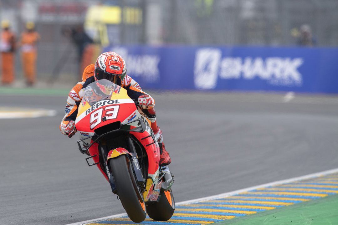 Marc Márquez en el G.P. de Francia.