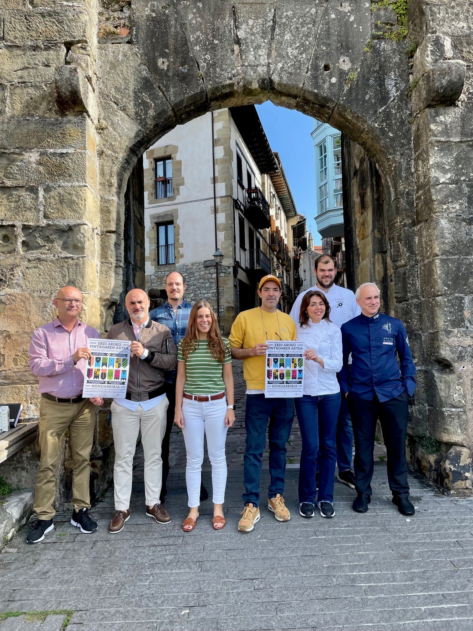 Presentación de la Semana del Pintxo Medieval en Hondarribia