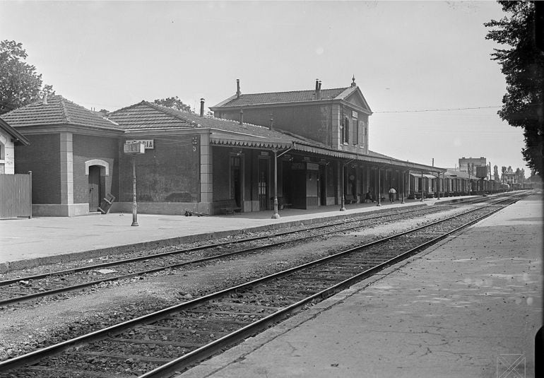 ESTACIÓN DE TREN VITORIA. 1920