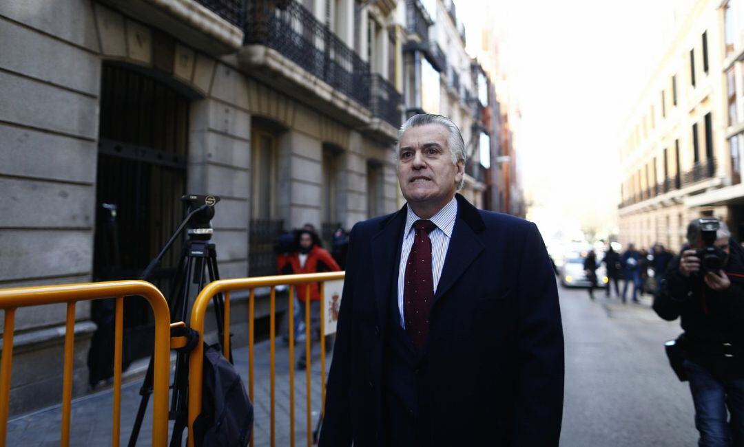 El ex tesorero del PP, Luis Bárcenas en la Audiencia Nacional.