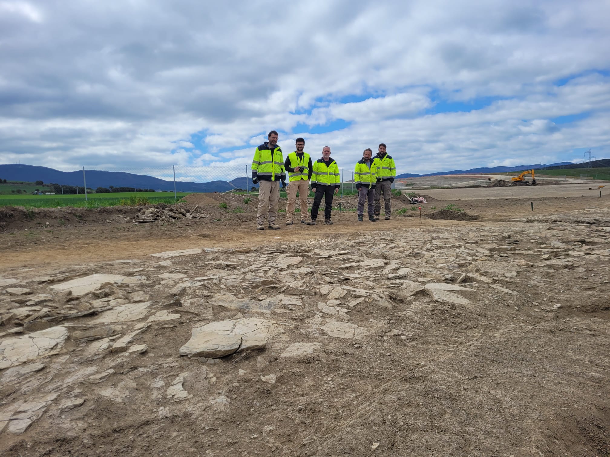 Excavaciones e investigaciones en la calzada romana Iter XXXIV, en el etorno de Iruña-Veleia